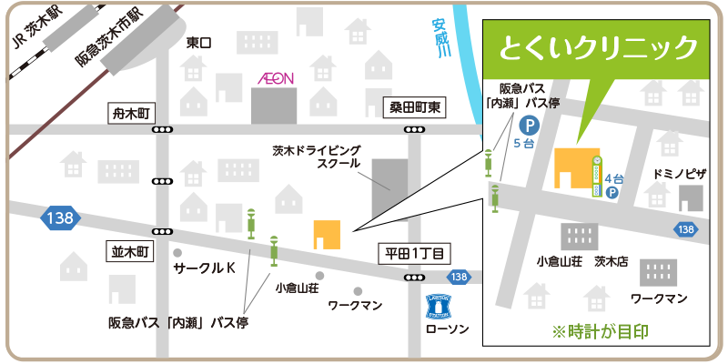 医療法人とくいクリニックMAP